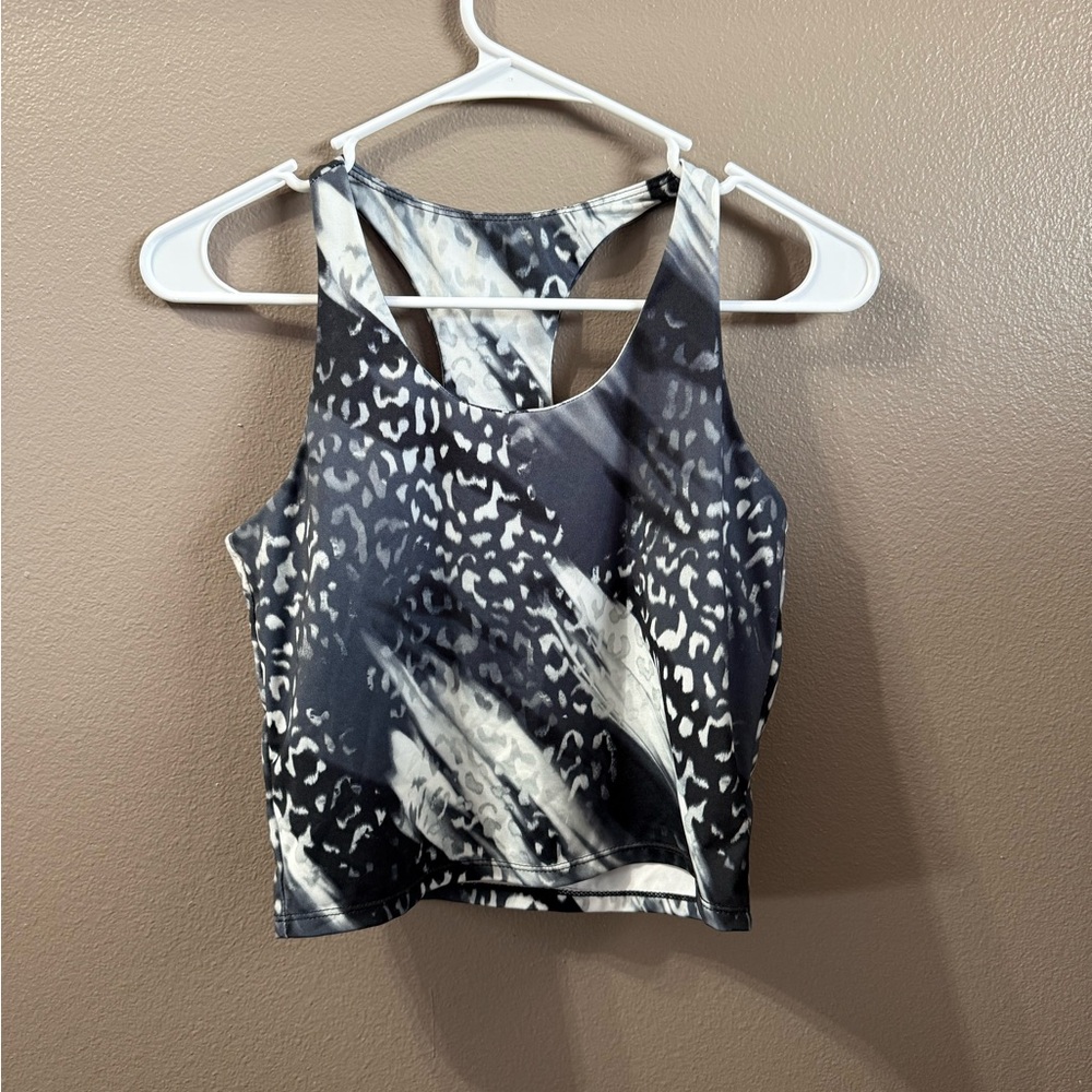 Pro Player Monochrome Patterned Tank Top Activewear Small